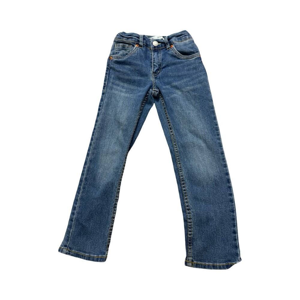 Levis 511 Slim Boys Jeans Size 6 Regular Ages 5 6 Blue Stretch Denim